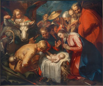 Klanění pastýřů od Abraham Bloemaert