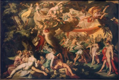 Svatba Pelea a Thetis od Abraham Bloemaert