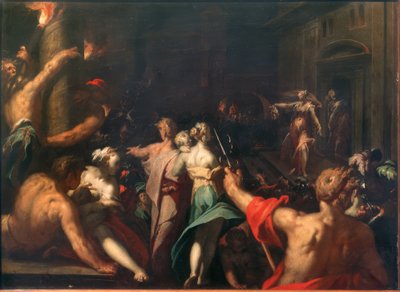 Judith ukazuje hlavu Holoferna od Abraham Bloemaert