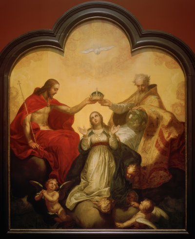 Korunovace Marie od Abraham Bloemaert