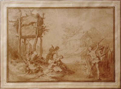 Latona a lykijští rolníci od Abraham Bloemaert