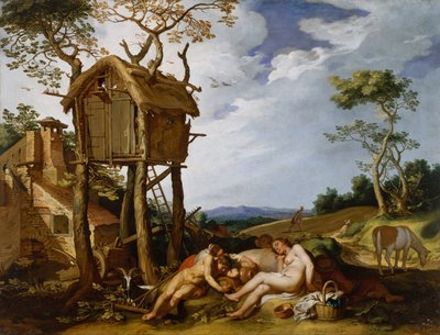 Podobenství o pšenici a koukolu od Abraham Bloemaert
