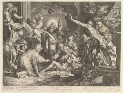 Vzkříšení Lazara, ca. 1600. od Abraham Bloemaert