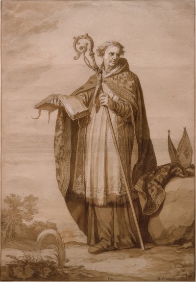Svatý Engelmundus od Abraham Bloemaert