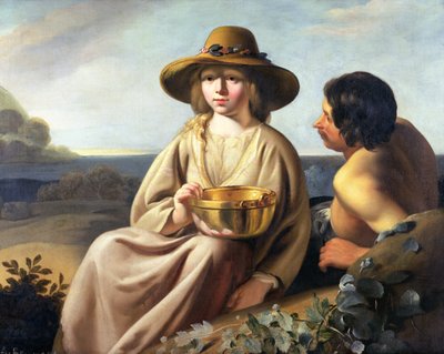 Pastýř a Pastýřka od Abraham Bloemaert