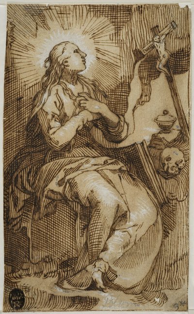 Svatá Marie Magdaléna od Abraham Bloemaert