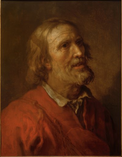 Studijní hlava starého muže od Abraham Bloemaert