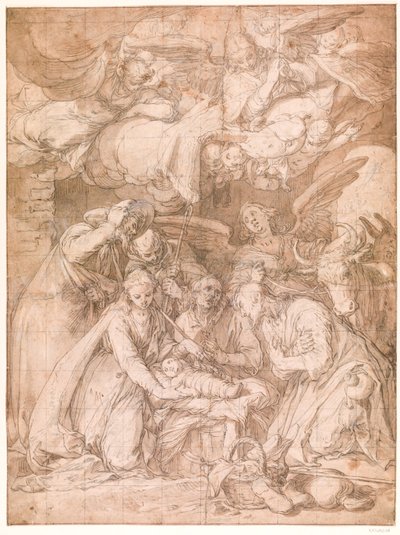 Klanění pastýřů od Abraham Bloemaert