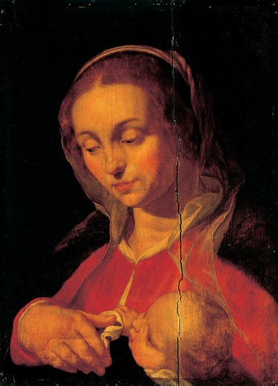 Panna a dítě od Abraham Bloemaert