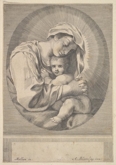 Panna a dítě. od Abraham Blooteling