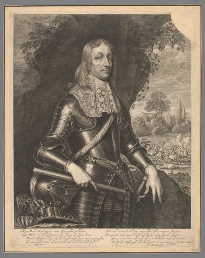 Portrét Willema Frederika, hraběte z Nassau-Dietz od Abraham Bloteling