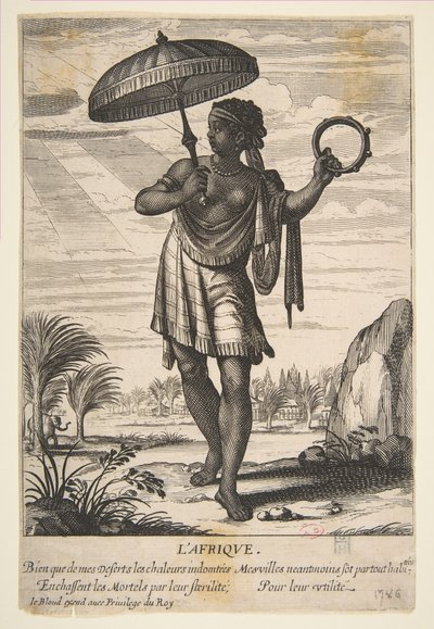 Afrika, polovina až konec 17. století. od Abraham Bosse