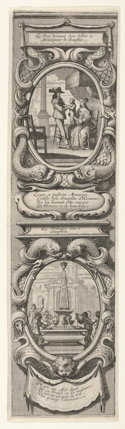 Alegorie na počest narození dauphina, ca. 1638. od Abraham Bosse