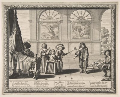 Dětství, 1636. od Abraham Bosse