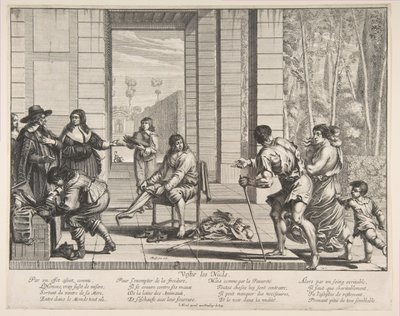 Oděvní žebráci, 1635. od Abraham Bosse