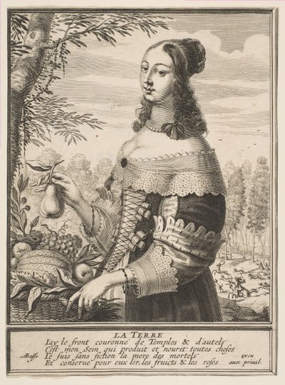 Země, 1630. od Abraham Bosse