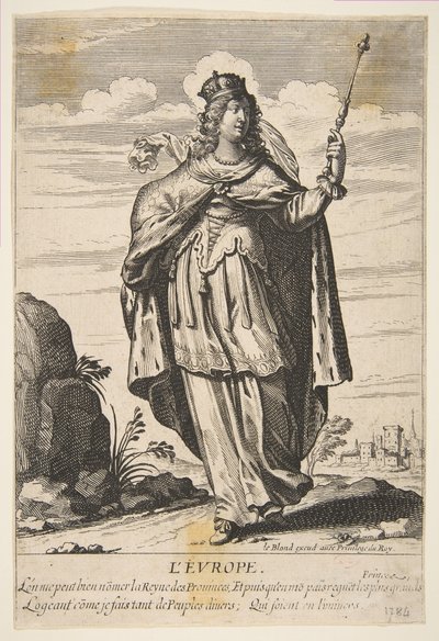 Evropa, polovina až konec 17. století. od Abraham Bosse