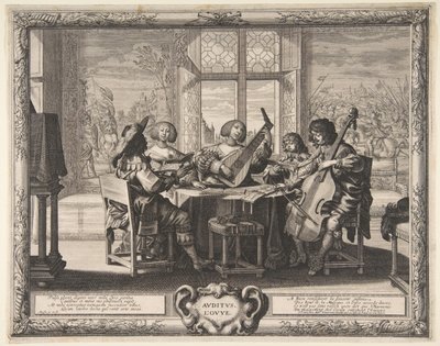 Sluch, ca. 1638. od Abraham Bosse