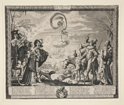 La Fortune de la France, ze sady 4 tisků od Abraham Bosse