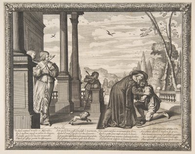 Návrat marnotratného syna, ca. 1636. od Abraham Bosse