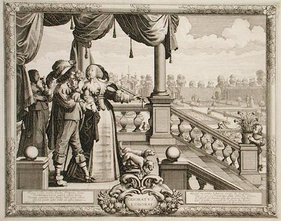 Spring, cca 1630-40 (rytina) od Abraham Bosse