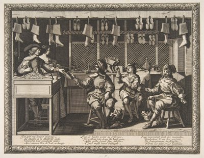 The Cobbler Le Savetier, ca. 1632-33. od Abraham Bosse