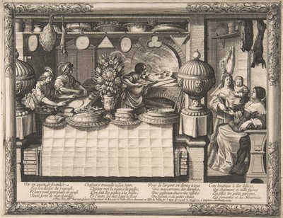 Cukrář, 1632-35. od Abraham Bosse