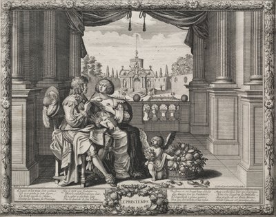 Čtvero ročních období: Jaro, 1635. od Abraham Bosse