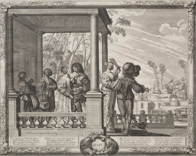 Čtvero ročních období: Léto, 1635. od Abraham Bosse