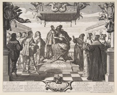 Radost Francie, 1638. od Abraham Bosse