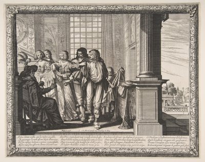 Marnotratný syn se převléká, ca. 1636. od Abraham Bosse
