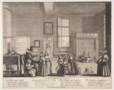 Školní paní, ca. 1638. od Abraham Bosse