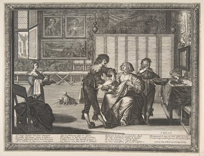 Chirurg La Saignée, 1632. od Abraham Bosse