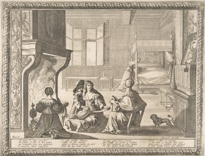 Návštěva ošetřovatelky, 1633. od Abraham Bosse