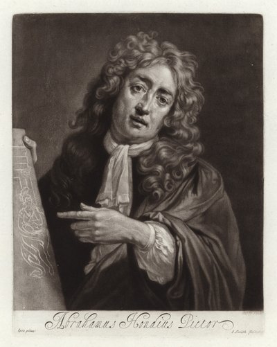 Portrét Abrahama Hondiuse od Abraham Danielsz. Hondius