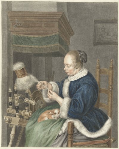 Spinster od Abraham Delfos