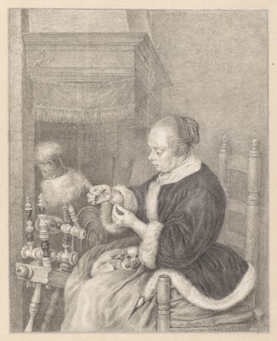 Spinster od Abraham Delfos