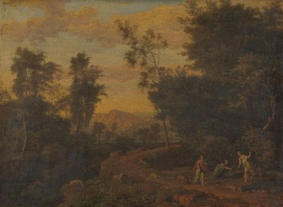 Lov Diany a jejích nymf od Abraham Genoels (attributed to)