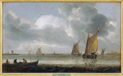 Stříbrná námořnická ... od Abraham Hendricksz van Beyeren