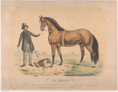 Kůň W. L. de Jager z Warteny The Jonker (název na objektu) od Abraham Hendrik Winter