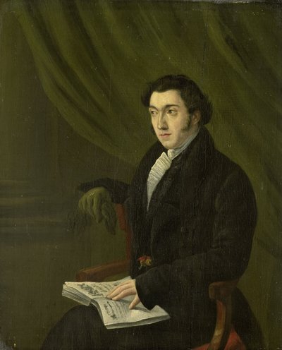 Portrét Johannese Petruse Schouberga, rytce známek v Imperial Mint v Utrechtu od Abraham Hendrik Winter