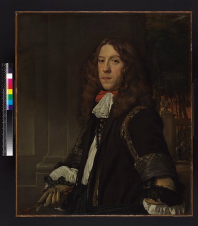 Portrét muže od Abraham Lamberts Jacobsz van den Tempel
