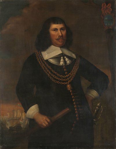 Pieter Florisz (asi 1605-58), viceadmirál severního distriktu od Abraham Liedts (copy after)