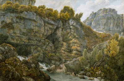 Zdroje Velino od Abraham Louis Rodolphe Ducros