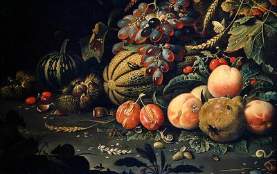 Ovoce (olej na plátně) (detail 278970) od Abraham Mignon