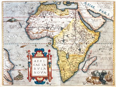 Afrika od Abraham Ortelius