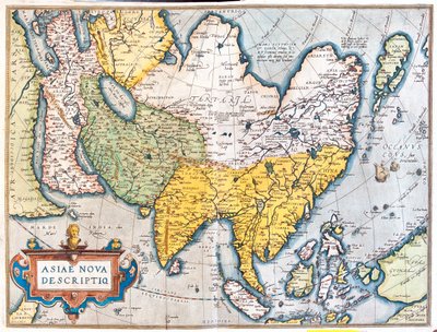 Asia od Abraham Ortelius
