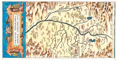 Auvergne, Francie od Abraham Ortelius
