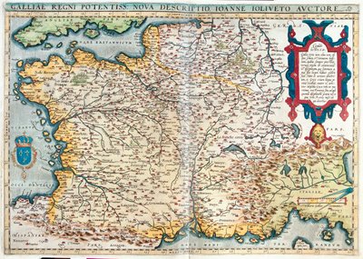Francie od Abraham Ortelius