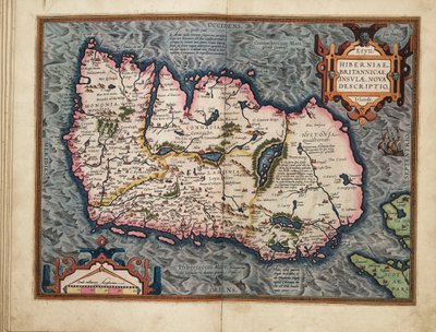 Nový popis Irska, Britských ostrovů od Abraham Ortelius